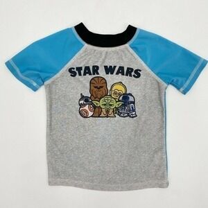 Disney Star Wars Rash Guard Swim Shirt UPF 50